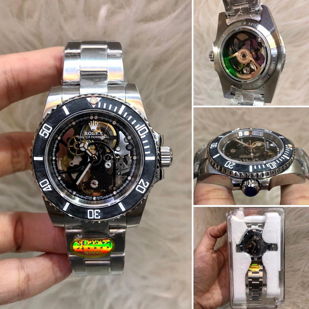 Big Sale Jam Branded Import Rolex Daytona Adrea Pirlo Stainless Limited Edition Swiss Eta Stainless