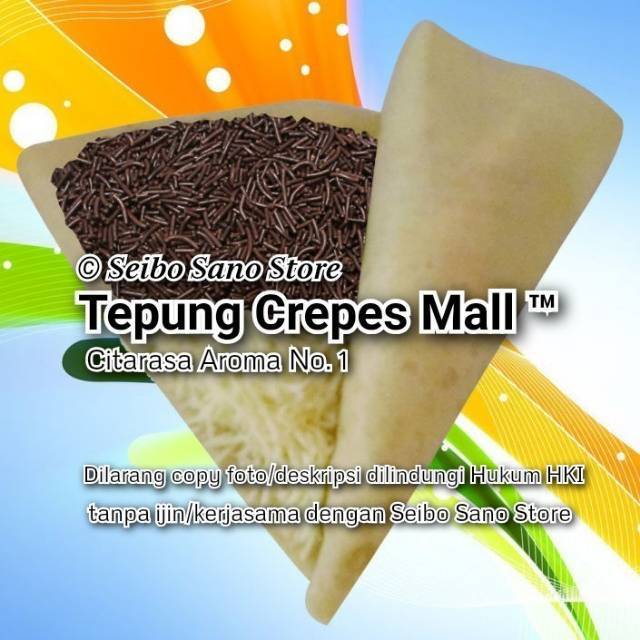 

HG Tepung Crepes Mall 2 Kilogram. Asli Mall Ada Sertifikat Kesehatan & Hukum
