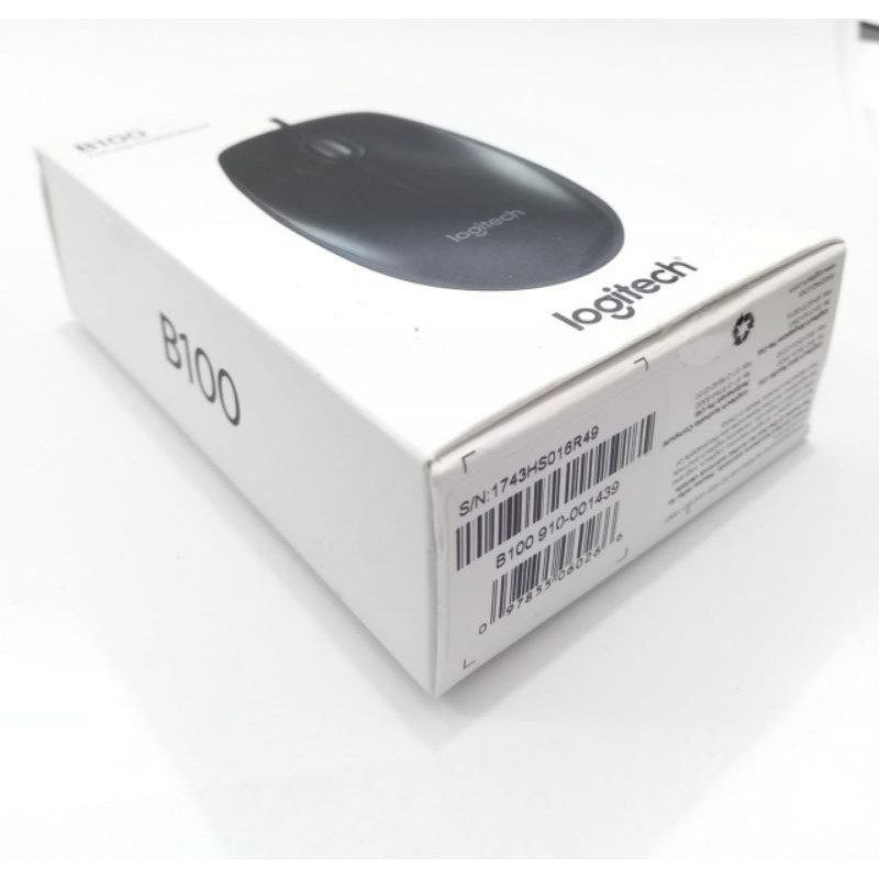 MOUSE LOGITEC B100 OPTICAL MOUSE KABEL USB B100 OEM