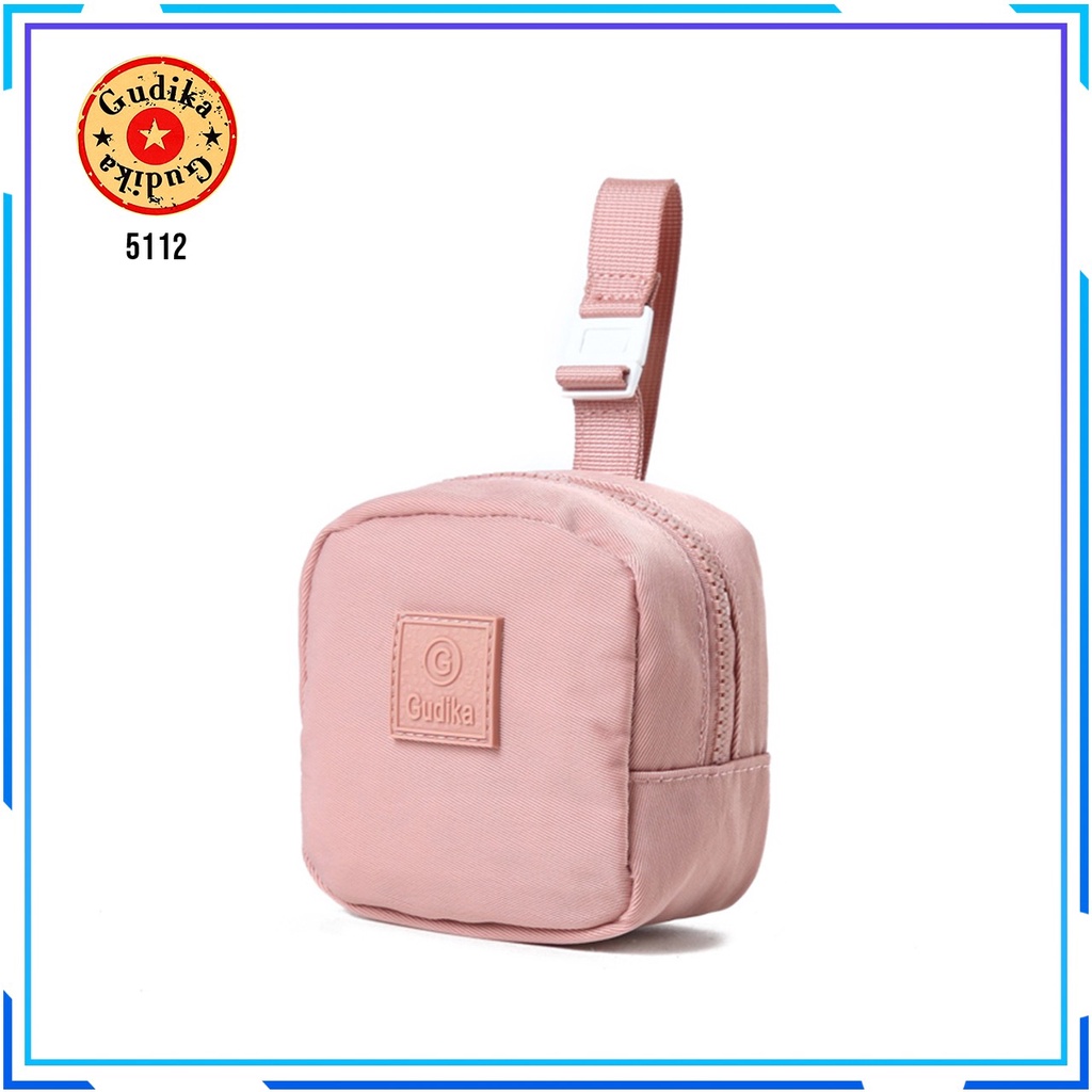 BIG PROMO  GUDIKA 5112 - Tas Waistbag Wanita Kekinian Import Original Terbaru Bahan Nilon Waterproof Anti Air Sling Bag Premium Korea bisa muat banyak barang banyak slot kocek terlaris - tas wanita - tas cewek - tas kerja - tas pinggang - gudika bag