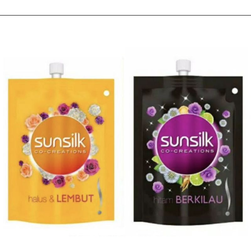 Sunsilk shampoo pouch hitam 55 ml / sunsilk shampoo soft and smooth 55 ml