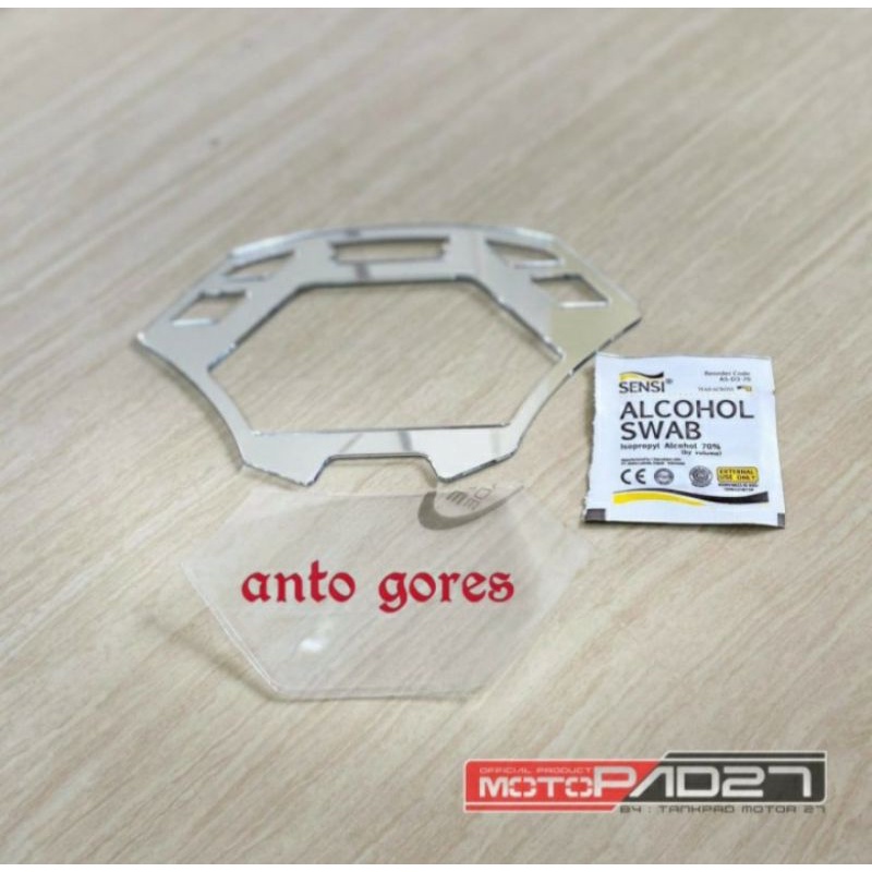 Garnish + antigores spidometer Mio Gear Akrilic Premium