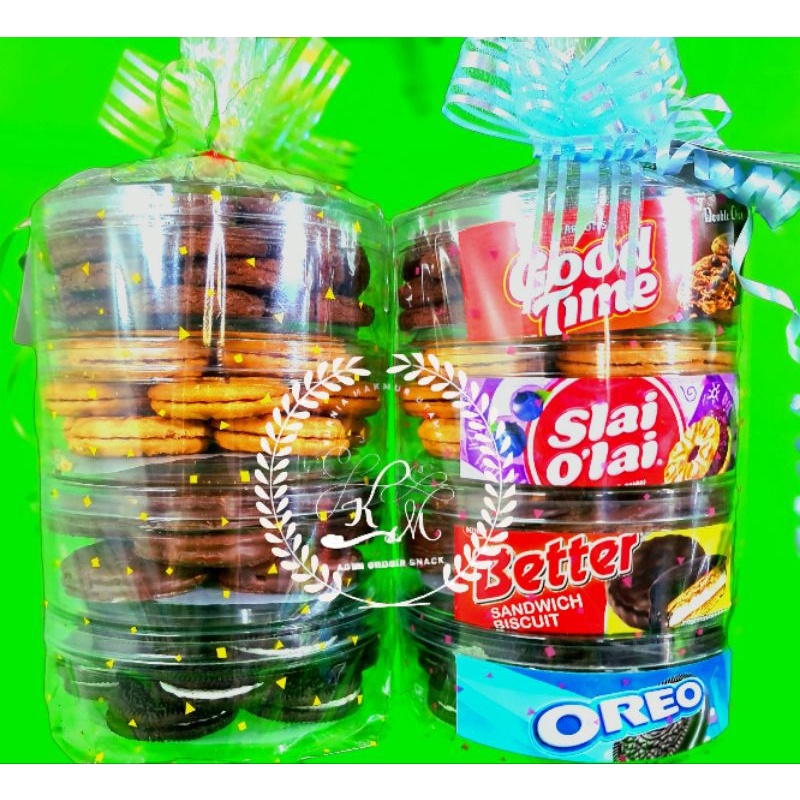 Paket Biscuit Premium (Goodtime,SlaiOlai,Better,Oreo) Hampers/ParcelKue/ParcelLebaran/SnackKiloan/Sn
