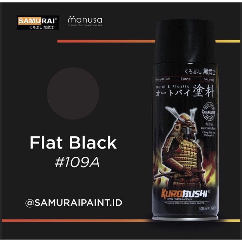 PILOK SAMURAI FLAT BLACK 109A