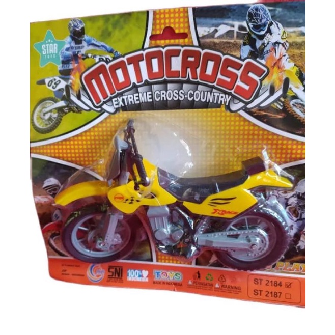 Mainan Motor Cross Ukaran Besar / Mainan Motor Racing Mainan Edukasi Anak