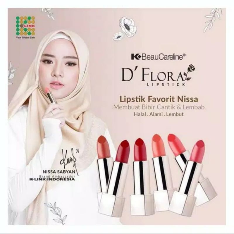 Lipstik D'Flora K-Link | Lipstik Kesehatan