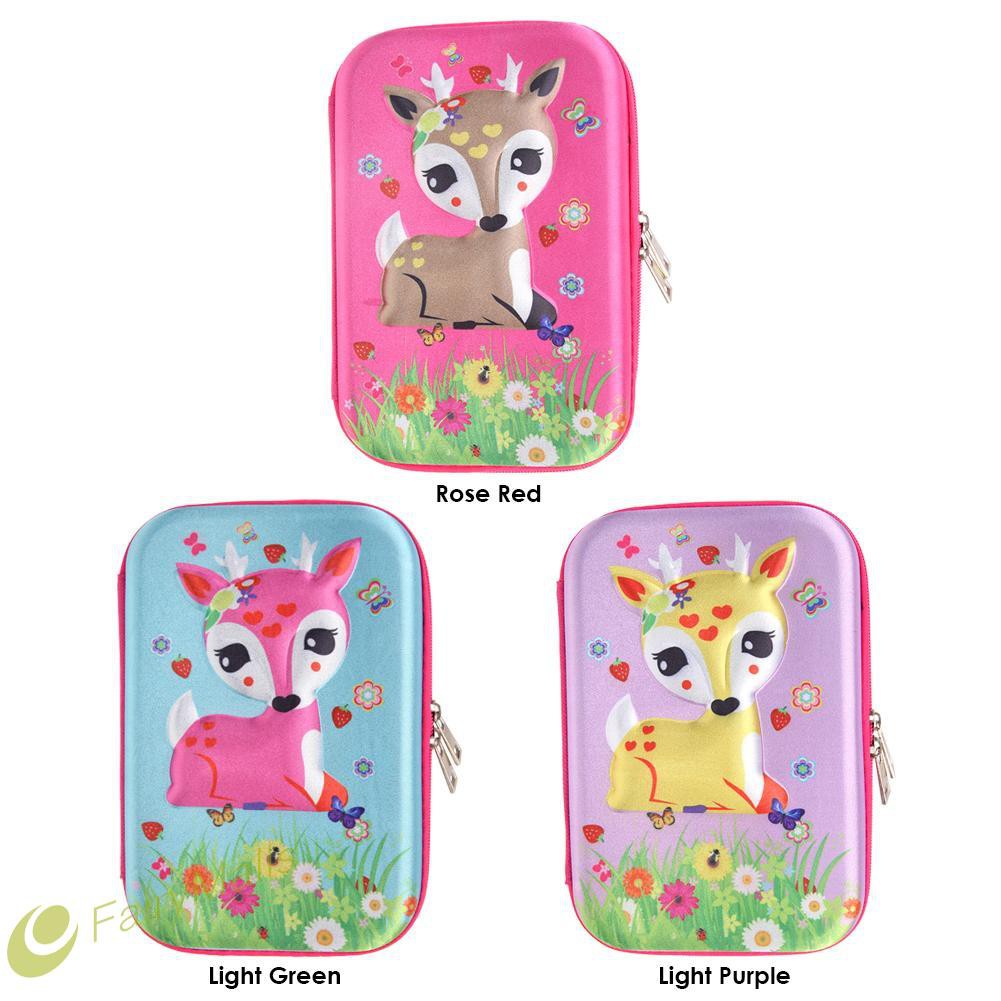 Tempat Pensil Gambar Kartun Rusa 3d Lucu Shopee Indonesia