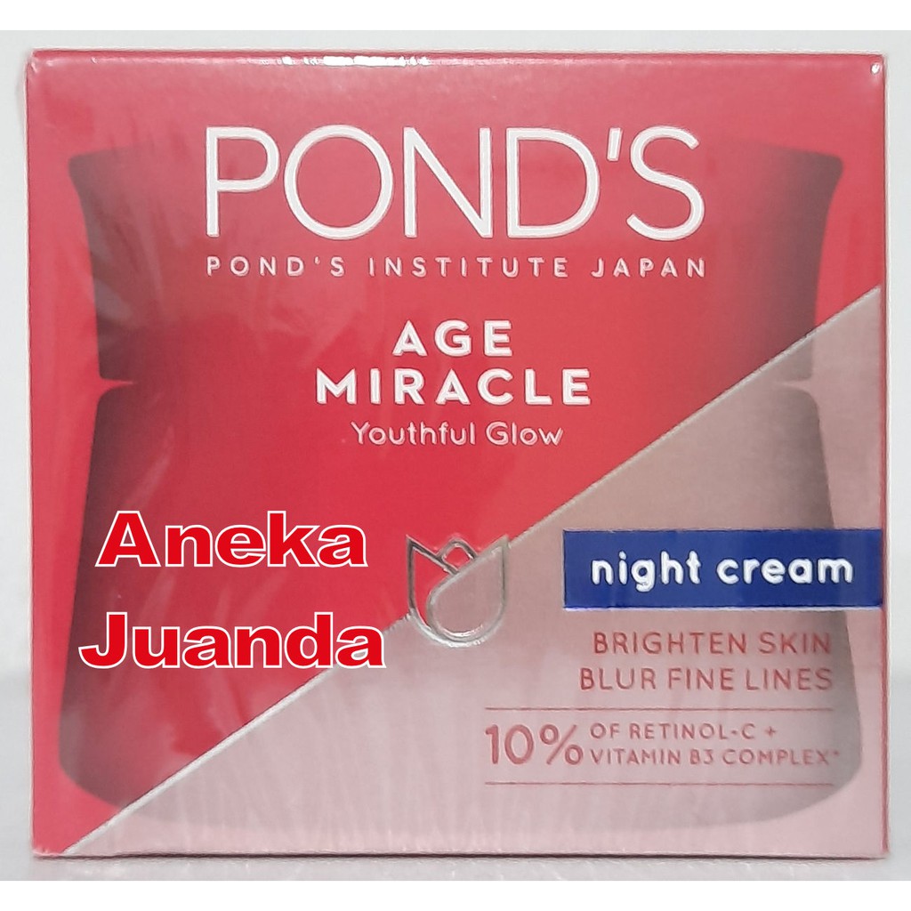 Ponds / Pond's age miracle night cream 9g / 50g