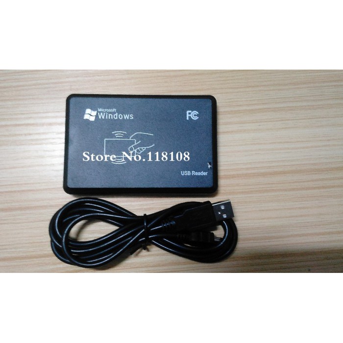 HQ USB RFID ID Contactless Proximity Smart Card Reader EM4001 EM4100 Win