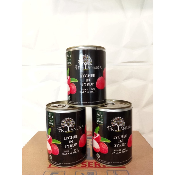 

Kalengbuah- Frutaneira Lychee In Syrup / Buah Leci Kaleng / 565 Gram -Buah-Kaleng.