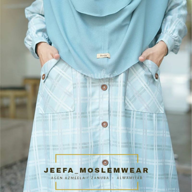 ZANUBA TARTAN BUTTON SET