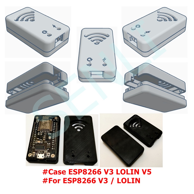 Case NodeMCU ESP8266 V3 Lolin V5