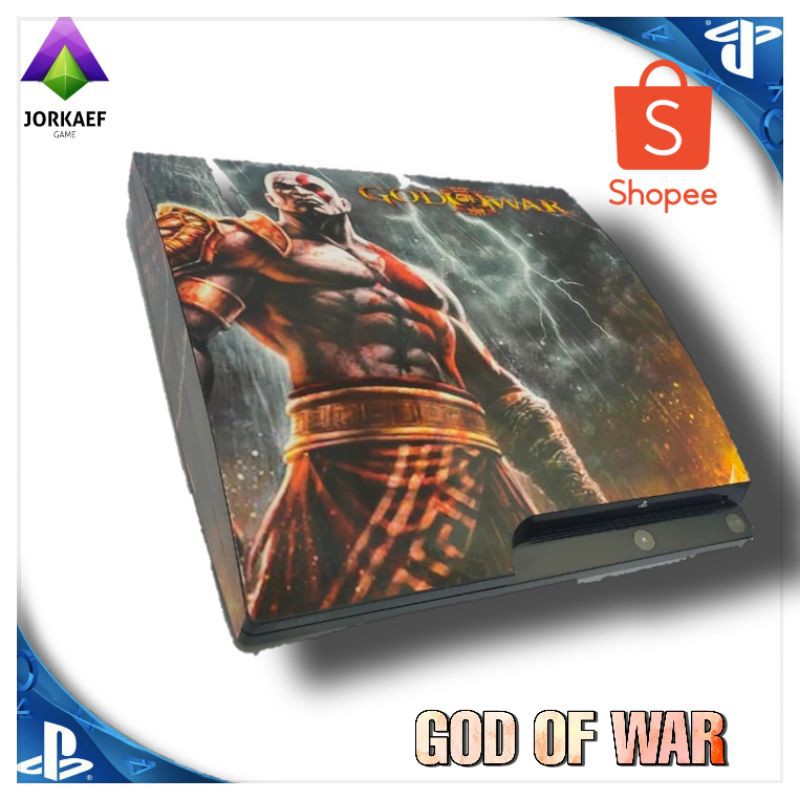 STIKER PS3 SLIM MERK PREMIUM TEKKEN - COD - GOD OF WAR EDITION