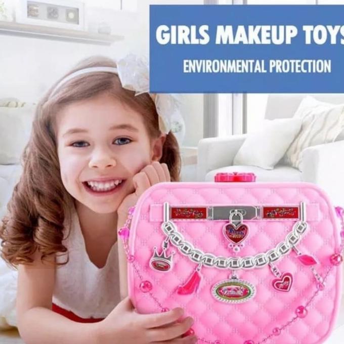 MAINAN ANAK PEREMPUAN MAKE UP UNICORN MAGICAL BAG DANDAN RIAS TAS