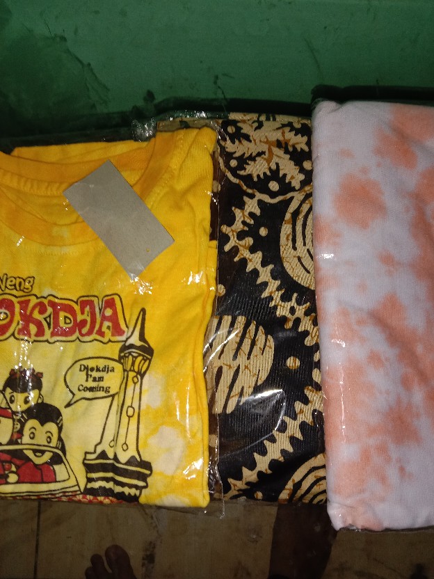 Setelan Kaos Batik Anak Khas Jogja || Kaos Souvenir Oleh Oleh Jogja