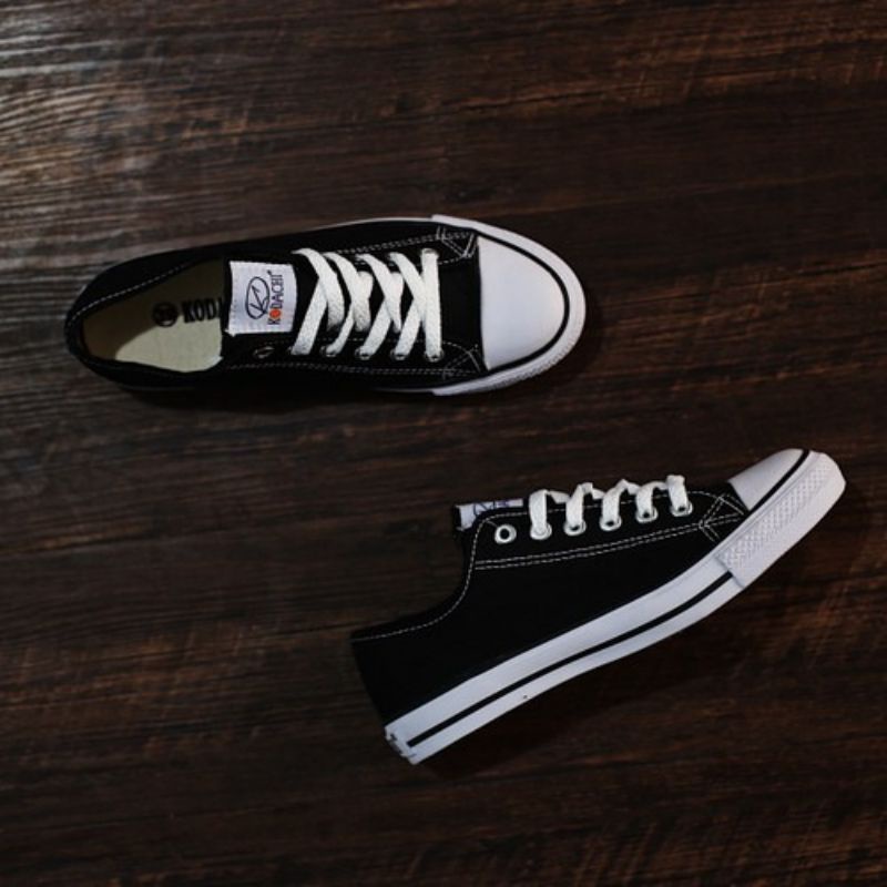 sepatu kodachi 902 campus low(pendek) hitam- sepatu sneakers sepatu sekolah