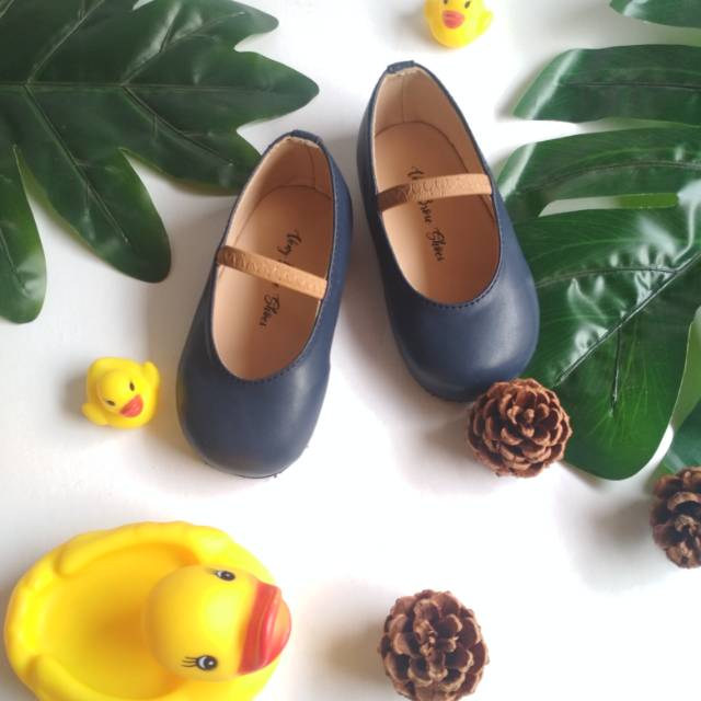 venybrose Flat shoes anak navy- sepatu flat anak- sepatu anak murah