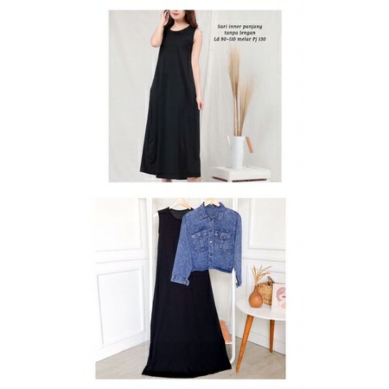 INNER LONG Dress  sari inner long dress long dress lengga  panjang