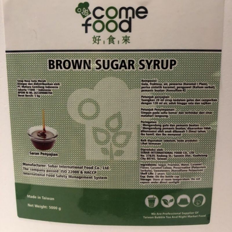 

Gula Brown Sugar Cair 1 Jerigen Kualitas Premium 5 Kg