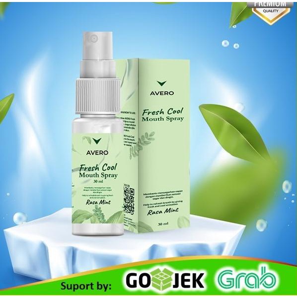 ☁ Avero Fresh Cool Mouth Spray - Pengharum Mulut & Penyegar Mulut ★