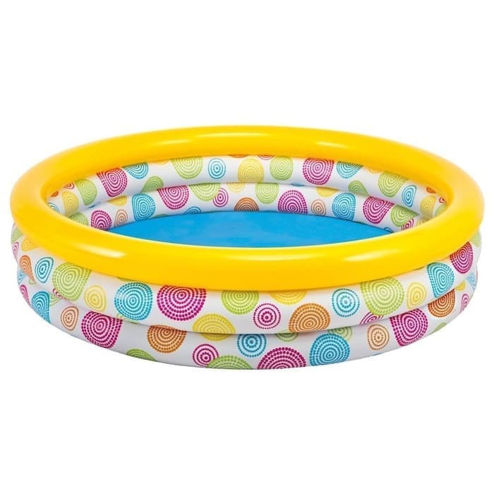 INTEX 58449 Kolam Renang Anak Jumbo Wild Geometry Pool ( 168 x 38 cm )