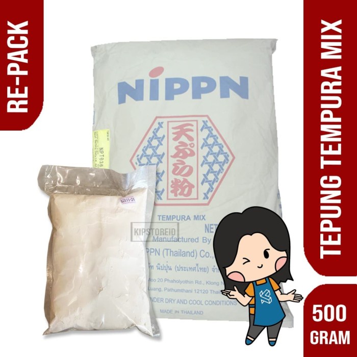 

D02D1 Nippn Tepung Tempura Repack 500 Gram | Nippon Tempura Mix 500 Gram Da01D100