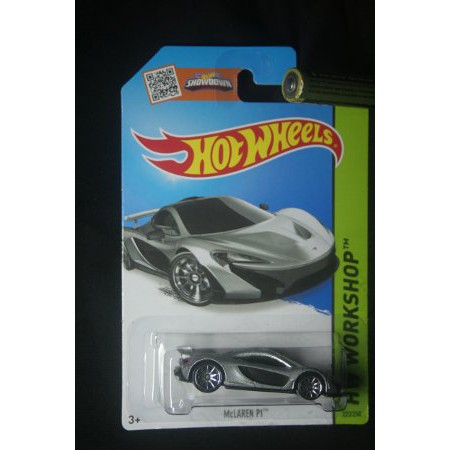 Dijual McLAREN P1 silver HotWheels HW 2015  223 workshop die cast Murah
