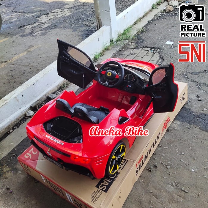 Mobil Aki Anak PMB 6188 Lamborghini Sport Remote Pintu Buka ( Remote + Gas Manual )-2