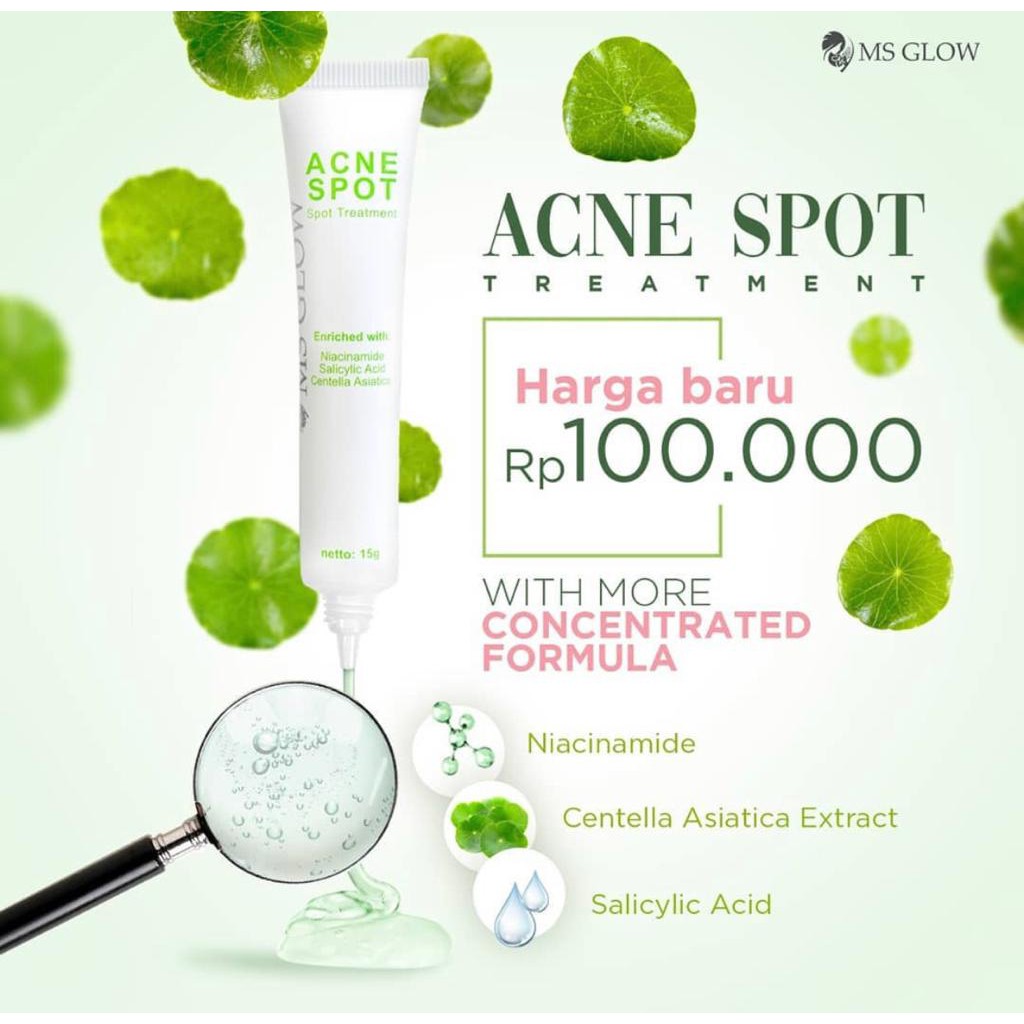 Acne Spot Ms Glow ( Pengganti Salep Acne )