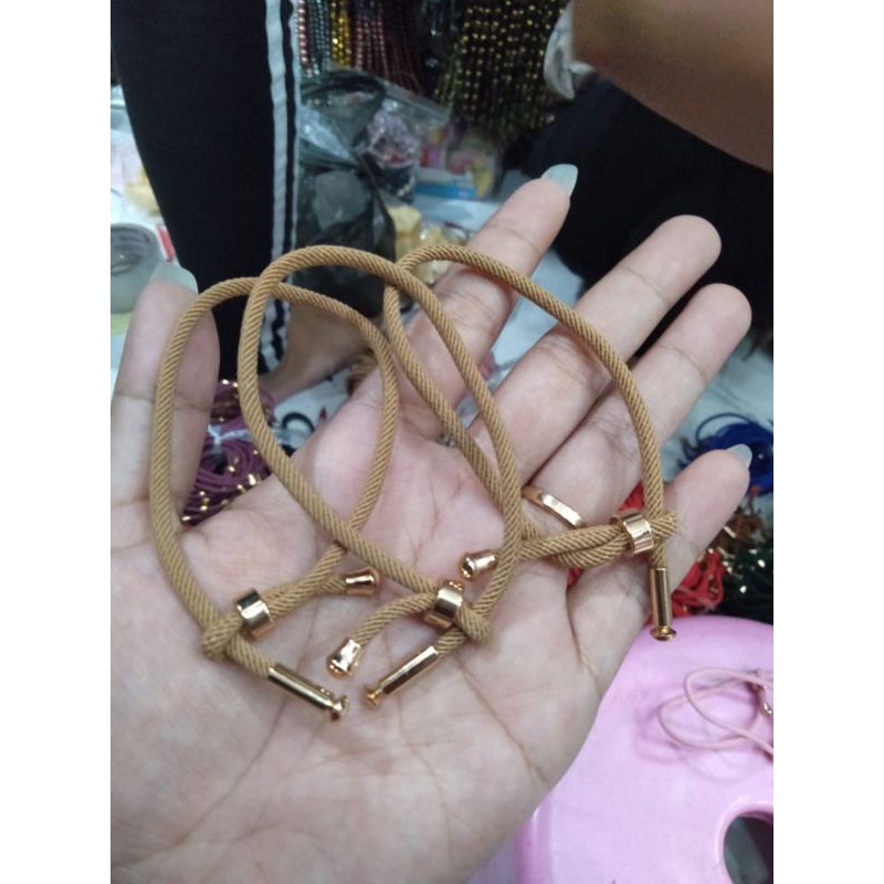 (free stoper)gelang tali pandora/ gelang serut pandora/gelang tali hongkong