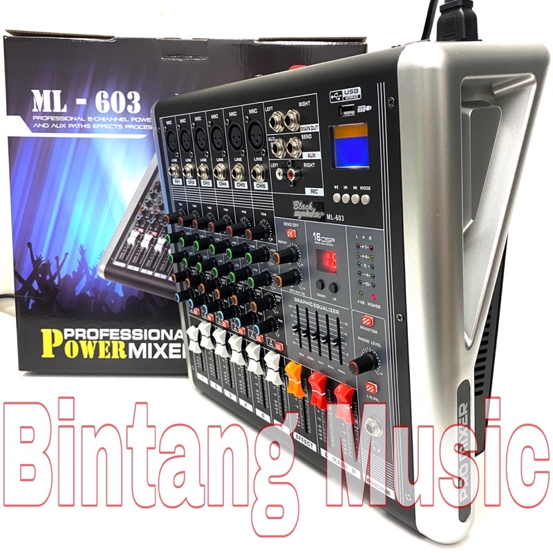 Power mixer Blackspider ML 603 original blackspider ML603