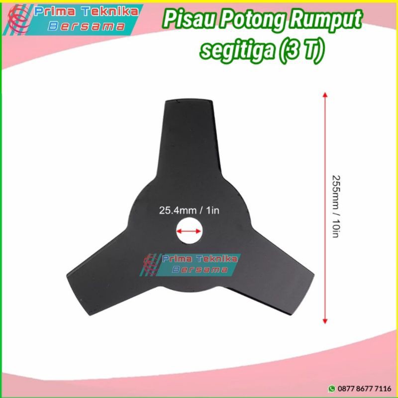 Mata pisau potong rumput 3T segitiga