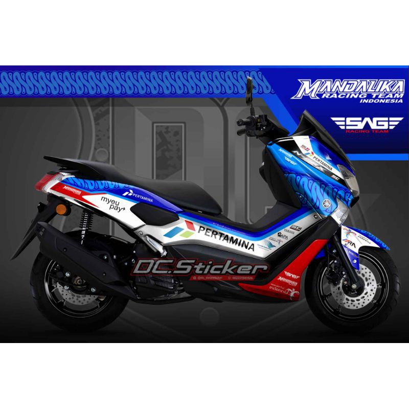 decal nmax155 mandalika