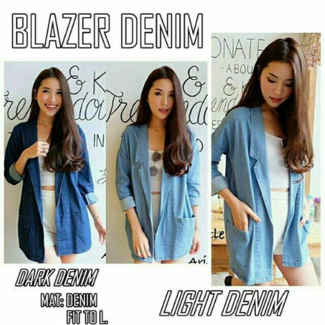 *Blazer Denim *