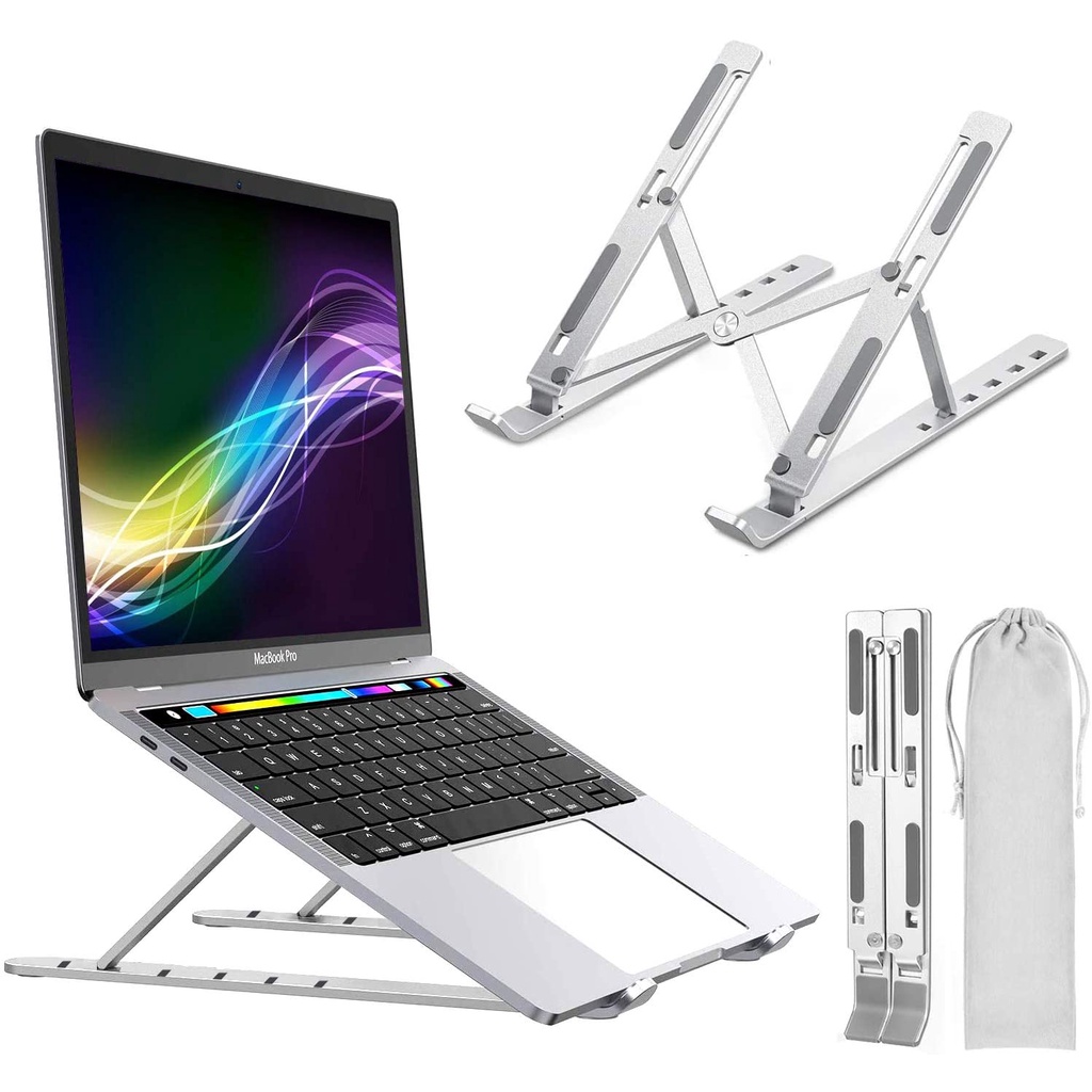 Trend - Stand Holder Laptop Macbook Notebook IPAD Mac dudukan lipat Alumunium