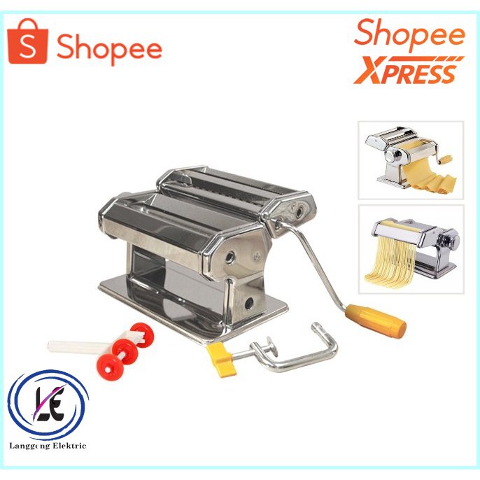 Gilingan Mie Manual Stainless Gilingan Molen Pasta Maker