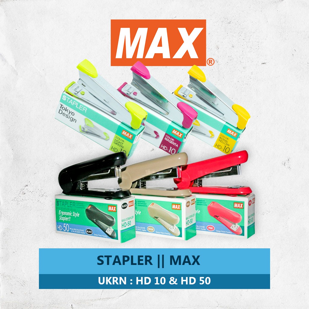 

Stapler Max HD-10, HD-50