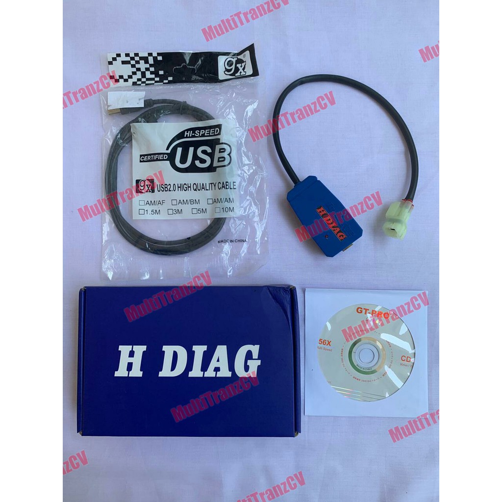 H-DIAG SCANNER HONDA VERSI LAPTOP & PC MERK IQUTECHE