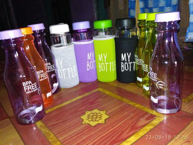 My Bottle Transparan Free Pouch Busa Free Bubble Warp