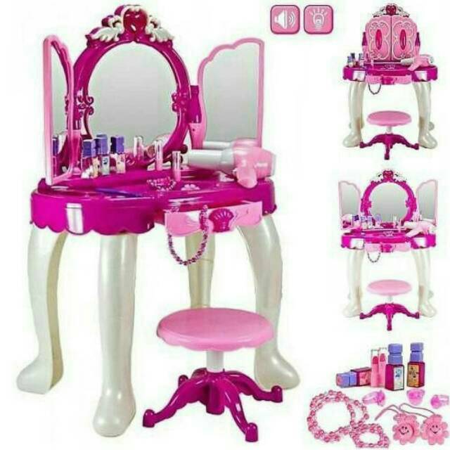 RESTOCK MEJA RIAS ANAK GLAMOR MIRROR WITH REMOTE - 661-20