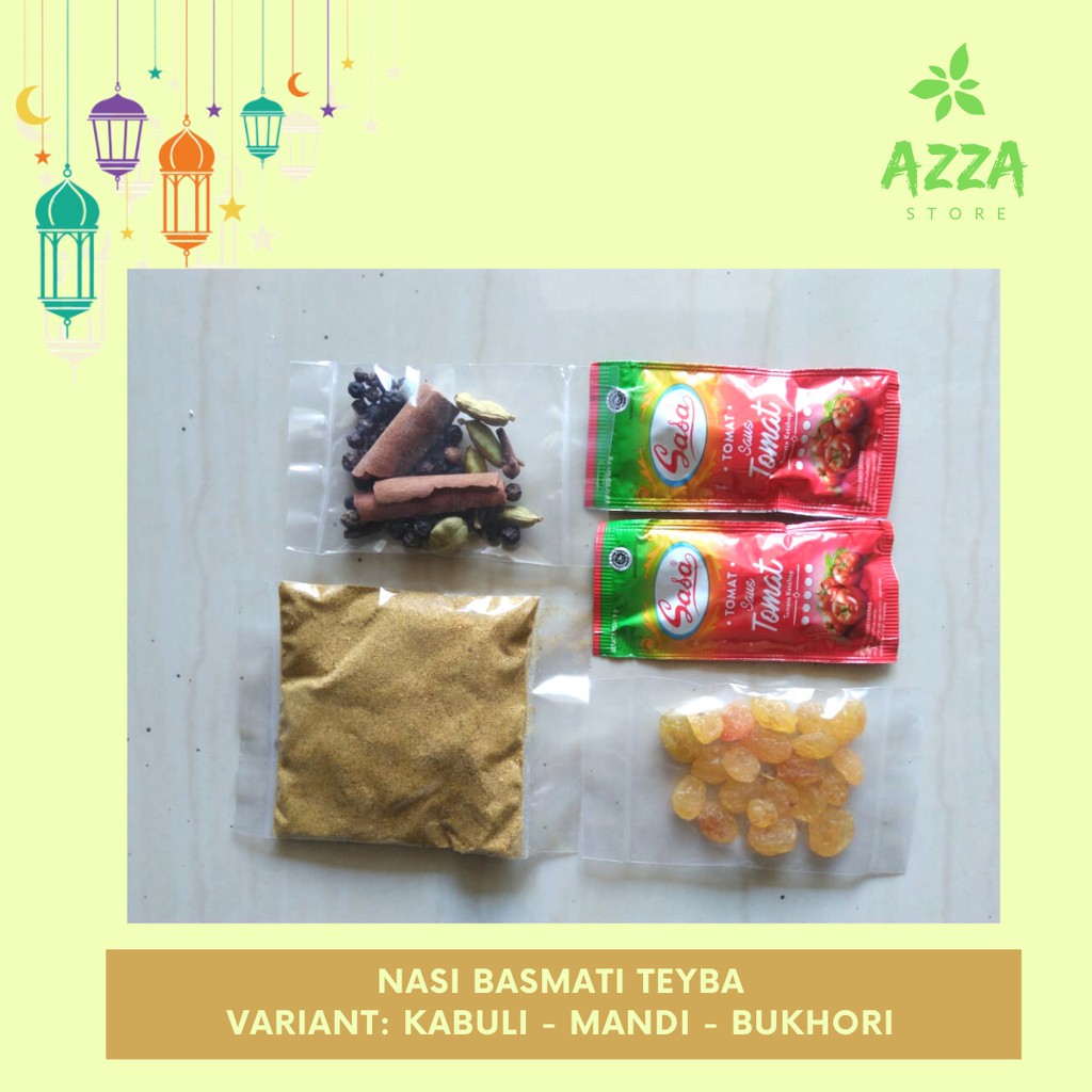Teyba Beras Basmati Kebuli Biryani Nasi Mandi Bukhori 500 gram