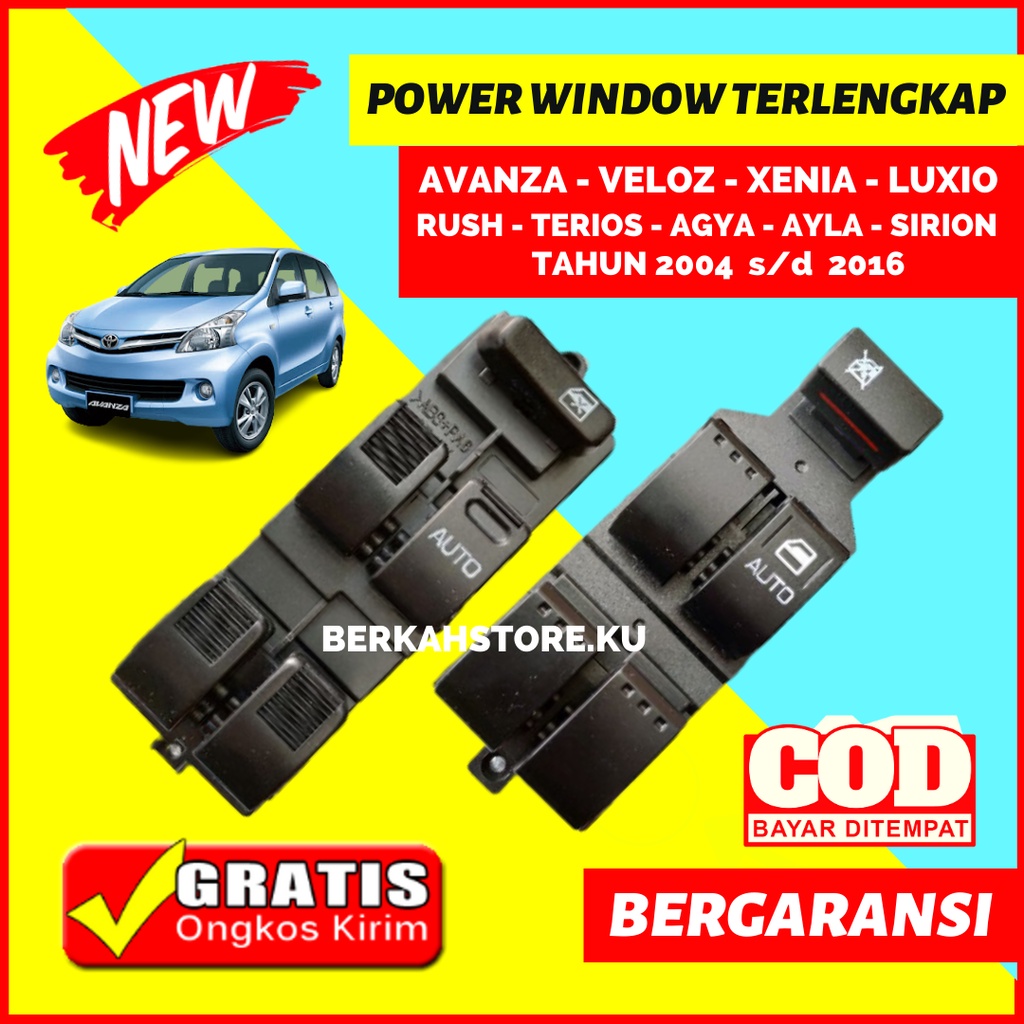 Saklar Switch Power Window Avanza Luxio Xenia Lama Old Model Ori Berkualitas Tahun 2004 2005 2006 2007 2008 2009 2010 2011 Switch Master Saklar Power Window All New Avanza Veloz Xenia Rush Agya Ayla Sirion 2012 2013 2014 2015 2016