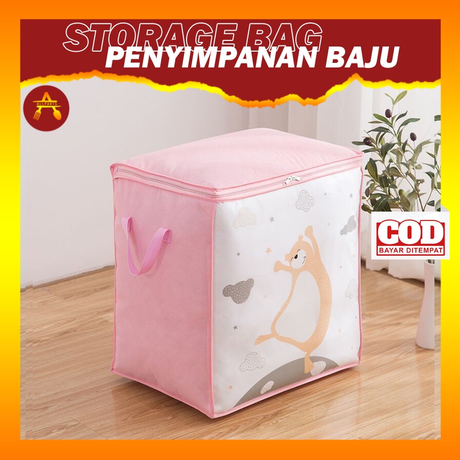 Box Kotak Tas Tempat Penyimpanan Baju Bayi Selimut Serbaguna Storage Bag 34 Jumbo Box Wadah Penyimpanan Serbaguna