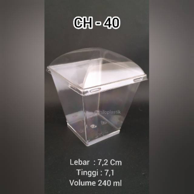 @25pcs Cup Pudding Jelly  dessert Ch-40