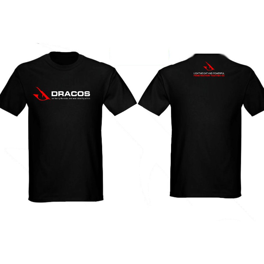 KAOS DRACOS LINUX T SHIRT ANONYMOUS HACKER IDN