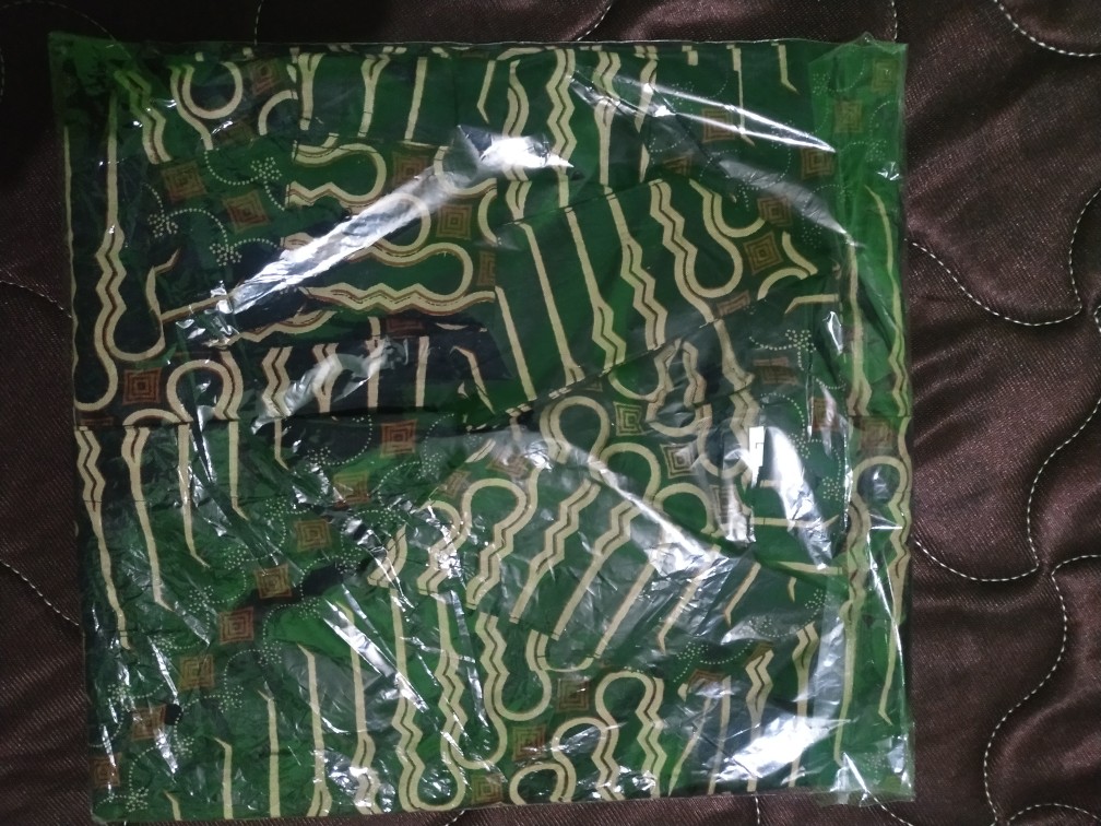 Bswart Batik Hrb026 Kenongo Hem Pendek Padi Pekalongan M L Xl Batik Pria Murah Modern Grosir