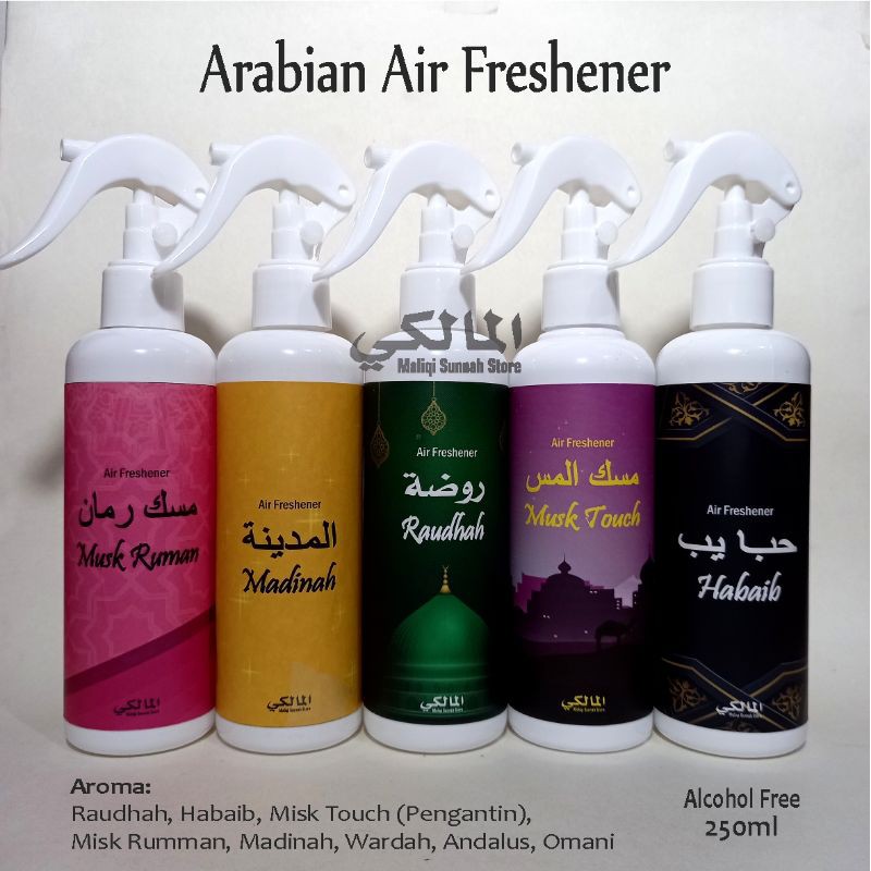 Pengharum Ruangan Aroma Raudhah Air Freshener Non Alkohol