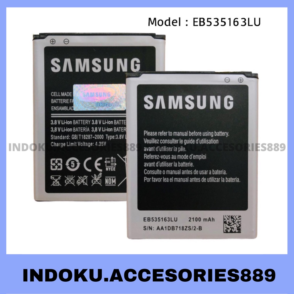 Baterai Samsung I9082/S3 Original Oem