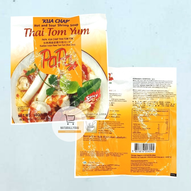 Papa Kua Chap Tomyum Kwetiau Instant Khas Thailand 50gr