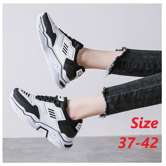 Sepatu Olahraga Wanita Sepatu Sneaker Cewek Import Korea Sport Running Sneakers Fashion Putih SP-109